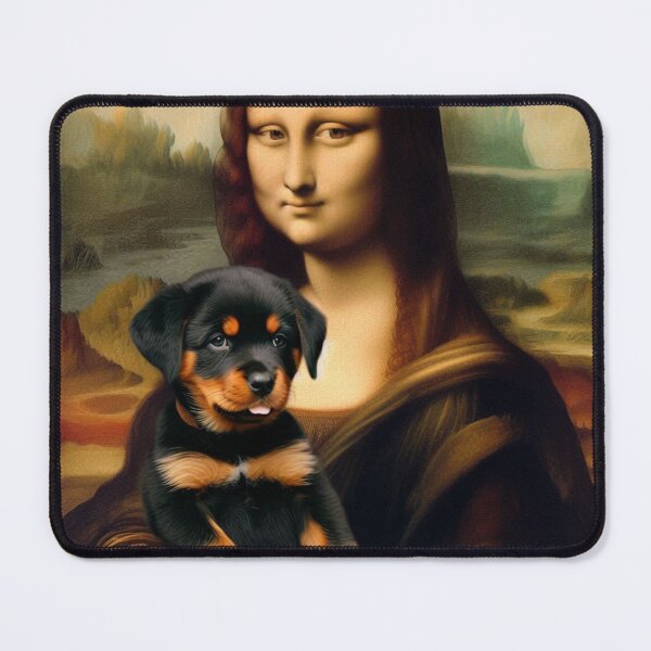 Item preview, Rottweiler Puppy & Monalisa designed and sold by 123ks.