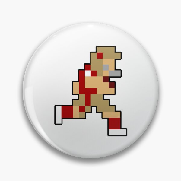 Item preview, 8-Bit San Francisco Retro Pixel Football Player designed and sold by Bo-Bros-Tees.