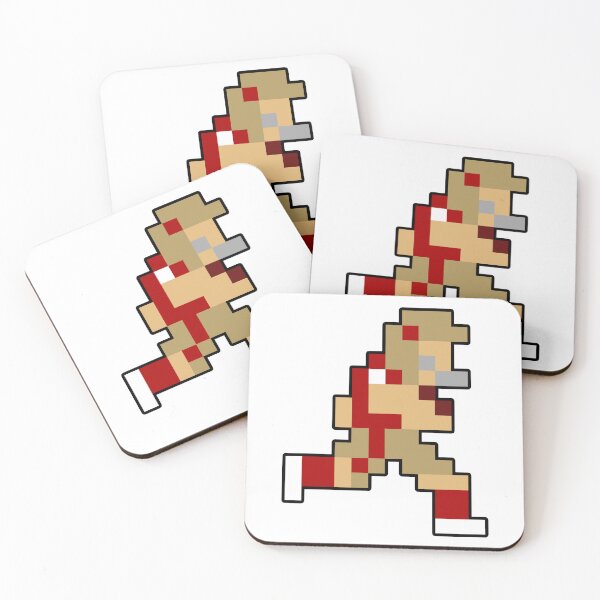 Item preview, 8-Bit San Francisco Retro Pixel Football Player designed and sold by Bo-Bros-Tees.