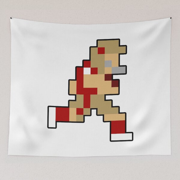 Item preview, 8-Bit San Francisco Retro Pixel Football Player designed and sold by Bo-Bros-Tees.