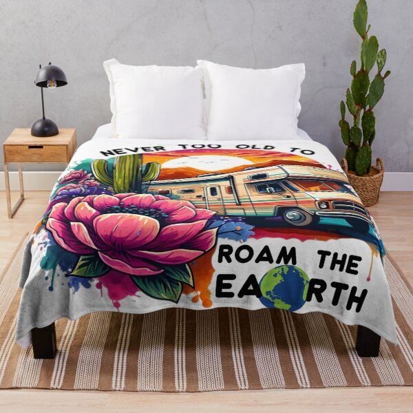 Item preview, Roam the Earth RVing Camper Trailer designed and sold by SportsT-Shirts.