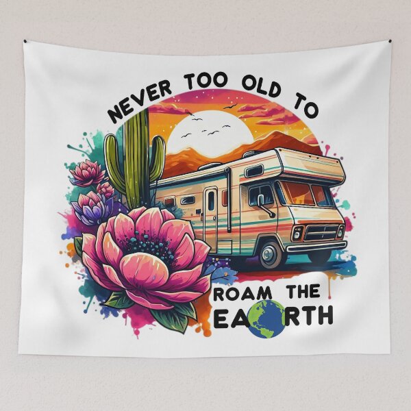 Item preview, Roam the Earth RVing Camper Trailer designed and sold by SportsT-Shirts.