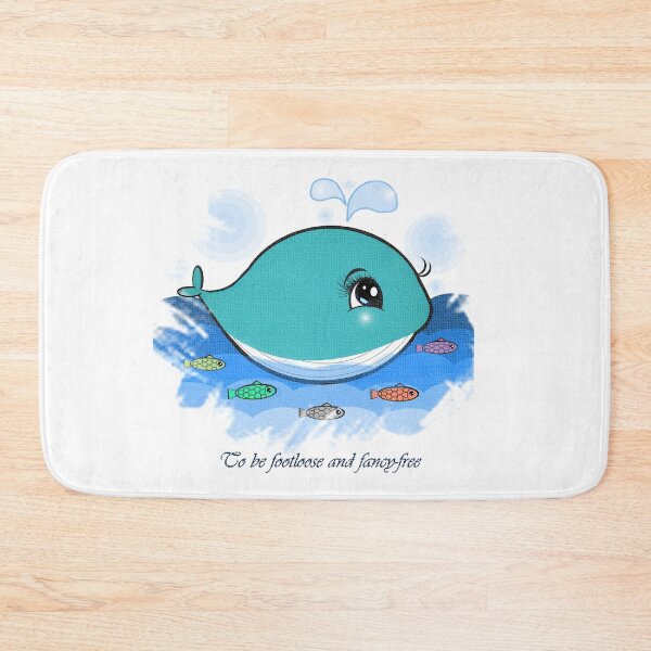 Item preview, Whale and fish -To be footloose and fancy-free  designed and sold by Shirley cute art .