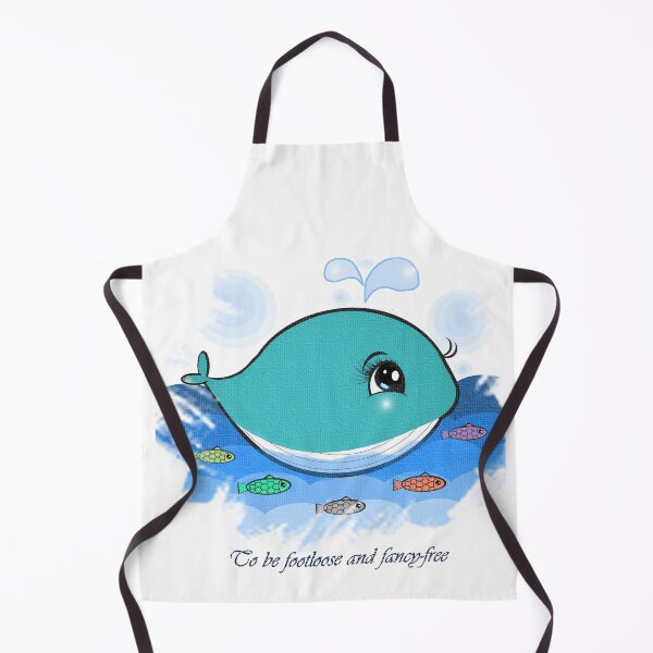 Item preview, Whale and fish -To be footloose and fancy-free  designed and sold by Shirley cute art .