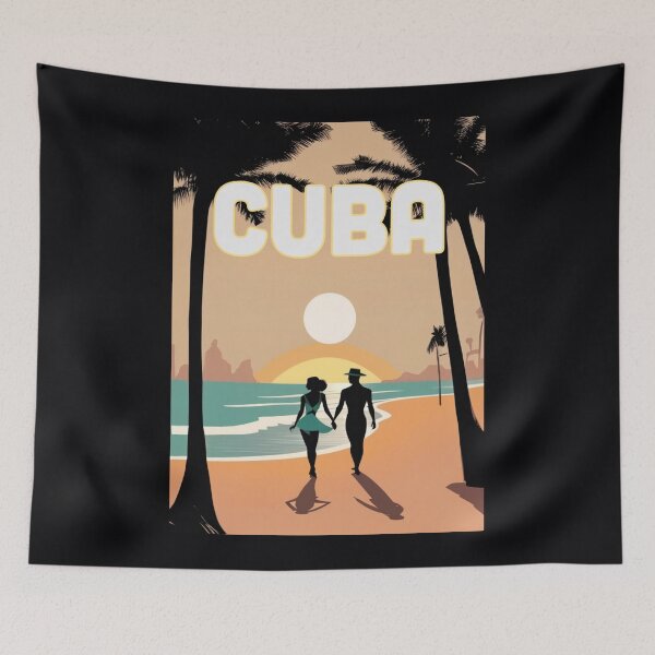 Item preview, cuba beach couple designed and sold by La Loca.