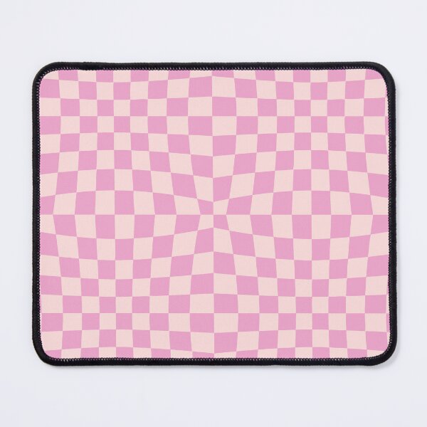 Item preview, Pastel Pink Checkered Warped Pattern designed and sold by newburyboutique.