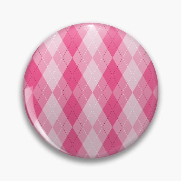 Artikelvorschau, Preppy Rosa Argyle entworfen und verkauft von Pink Pineapple Works.