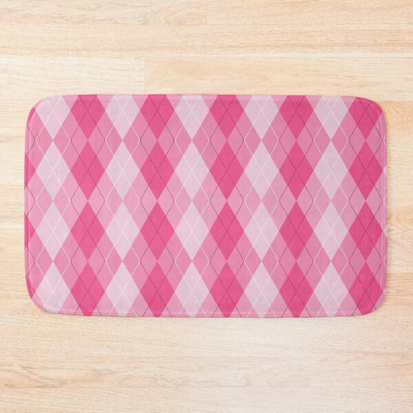 Artikelvorschau, Preppy Pink Argyle entworfen und verkauft von Pink Pineapple Works.