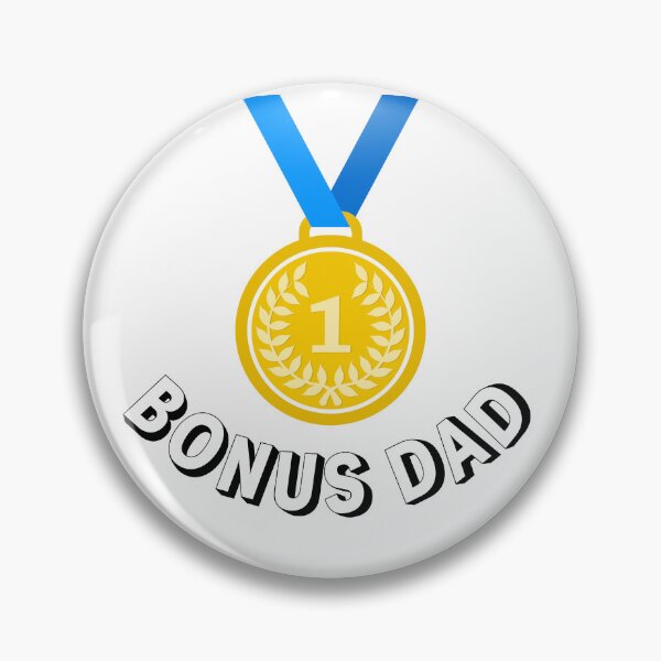 Item preview, Bonus Dad Medal Stepdad Fathers Day designed and sold by MomentumCloset.