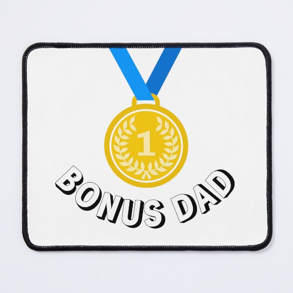 Item preview, Bonus Dad Medal Stepdad Fathers Day designed and sold by MomentumCloset.