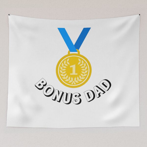 Item preview, Bonus Dad Medal Stepdad Fathers Day designed and sold by MomentumCloset.