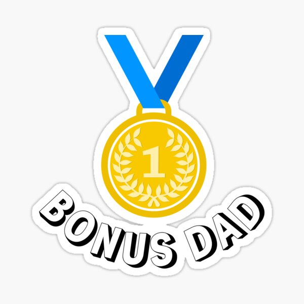 Item preview, Bonus Dad Medal Stepdad Fathers Day designed and sold by MomentumCloset.
