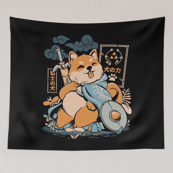 Item preview, The Legend of Dog - Black Version designed and sold by Ilustrata®.