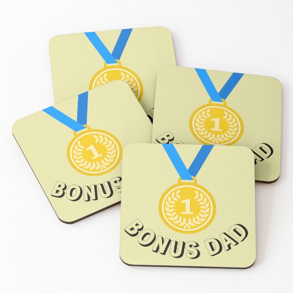 Item preview, Bonus Dad Medal Stepdad Fathers Day designed and sold by MomentumCloset.