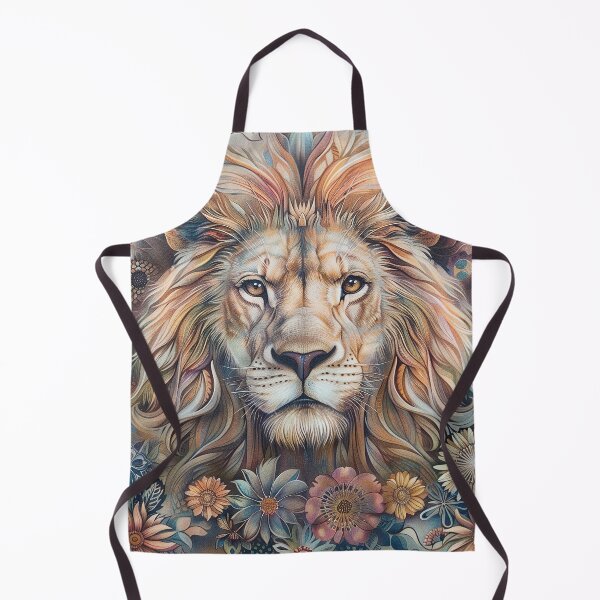 Item preview, Floral lion colorful pastel designed and sold by Inktown.