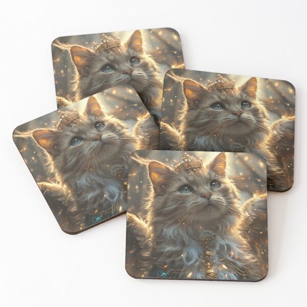 Artikelvorschau, Kitty Queen Kunstdruck, wunderliche Katze Kunstwerk für Home Decor entworfen und verkauft von SavageKitties.