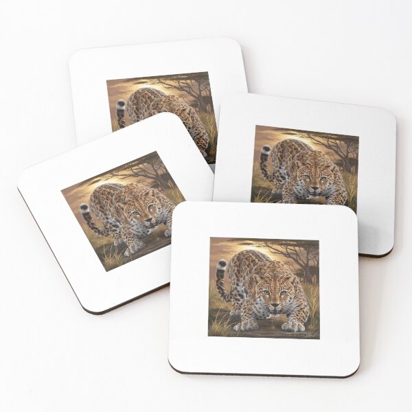 Item preview, Majestic leopard ready to attack designed and sold by Bellas-Artes-99.