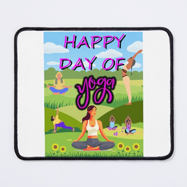 Item preview, HAPPY DAY YOGA designed and sold by stickersrafisa.
