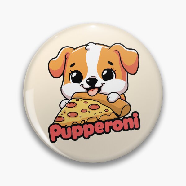 Item preview, Pupperoni! Kawaii Cute Pizza Dog designed and sold by PMCreative.