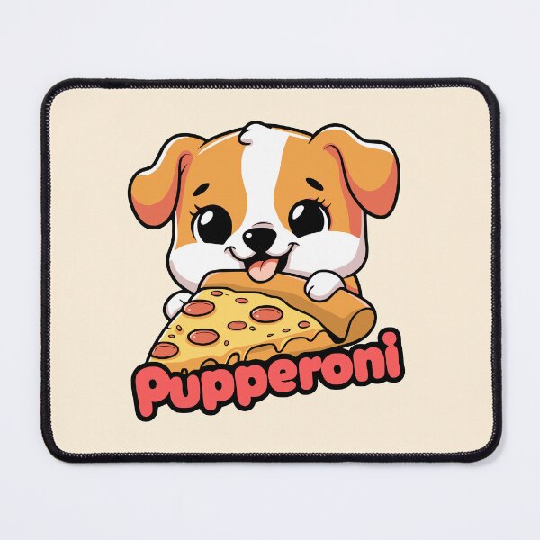 Item preview, ¡Pupperoni! Perro Lindo Pizza Kawaii designed and sold by PMCreative.