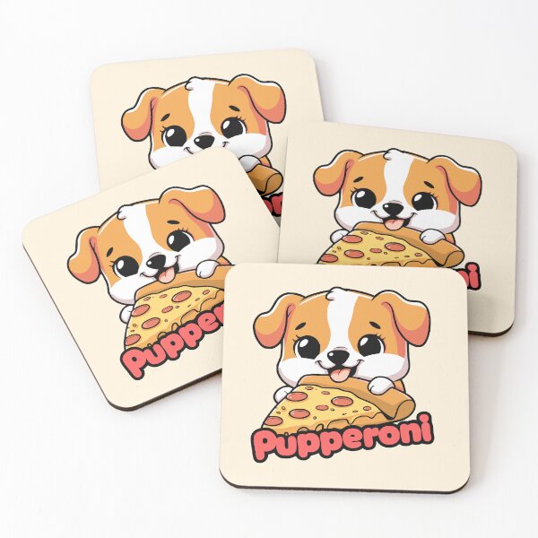 Item preview, ¡Pupperoni! Perro Lindo Pizza Kawaii designed and sold by PMCreative.