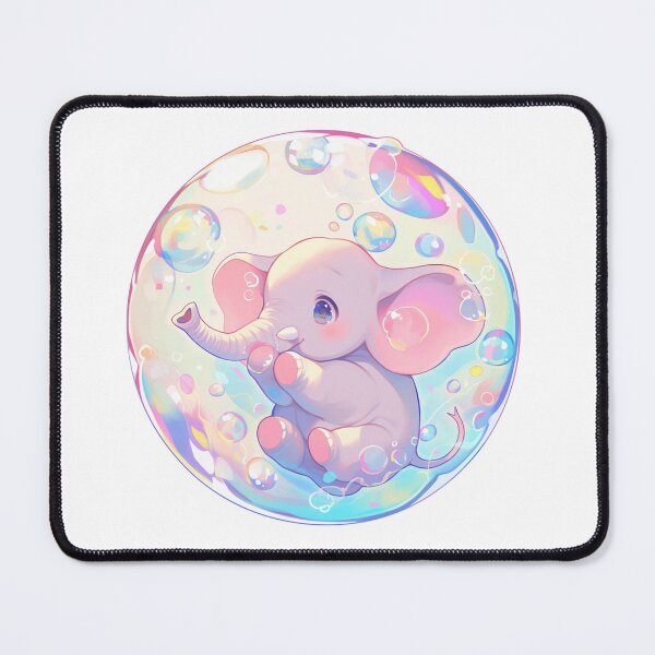 Item preview, Elephant // Cute Elephant art // Elephants // children // Bubbles // Baby Elephant designed and sold by SMARTKIT DESIGNAGENCY.