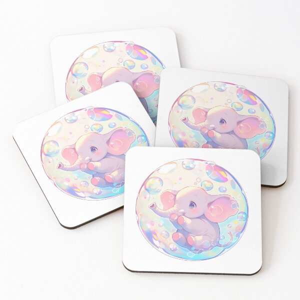 Item preview, Elephant // Cute Elephant art // Elephants // children // Bubbles // Baby Elephant designed and sold by SMARTKIT  DESIGNAGENCY.