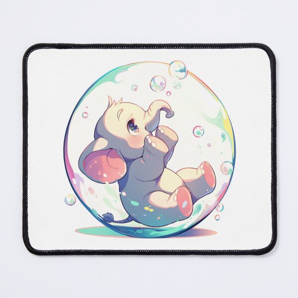 Item preview, Elephant // Cute Elephant art // Elephants // children // Bubbles // Baby Elephant designed and sold by SMARTKIT DESIGNAGENCY.
