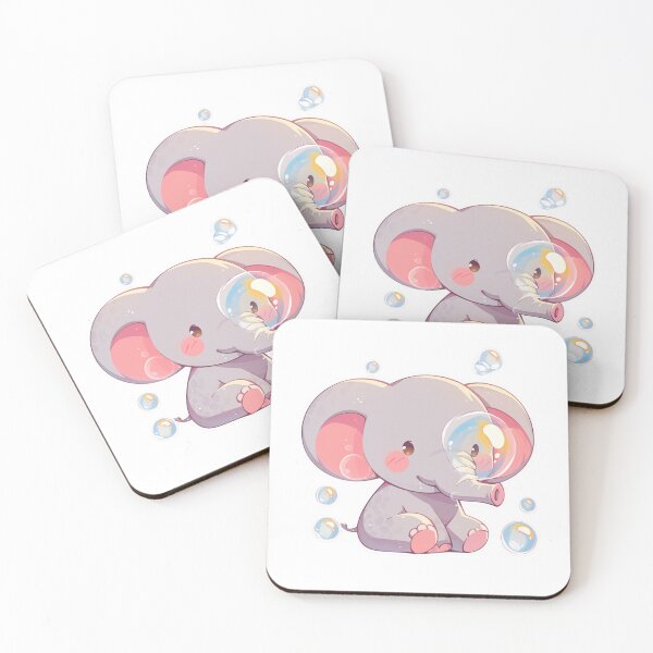 Item preview, Elephant // Cute Elephant art // Elephants // children // Bubbles // Baby Elephant designed and sold by SMARTKIT  DESIGNAGENCY.