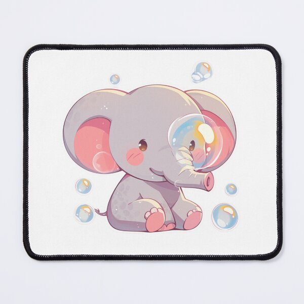 Item preview, Elephant // Cute Elephant art // Elephants // children // Bubbles // Baby Elephant designed and sold by SMARTKIT DESIGNAGENCY.