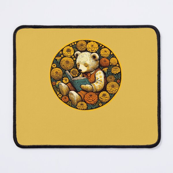Item preview, Marigold Bear Reading  designed and sold by FrictionMaxxing.