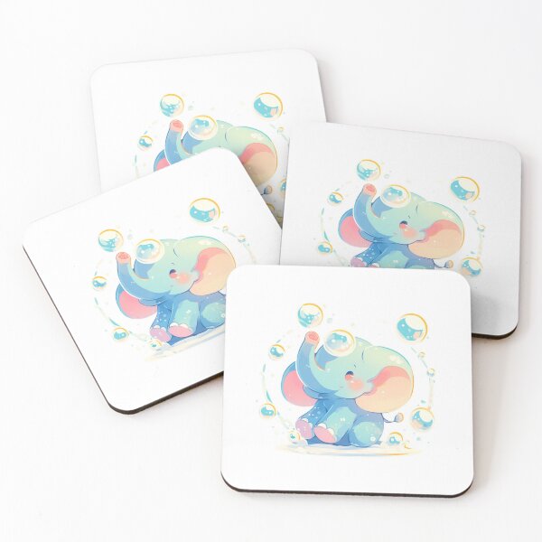 Item preview, Elephant // Cute Elephant art // Elephants // children // Bubbles // Baby Elephant designed and sold by SMARTKIT  DESIGNAGENCY.
