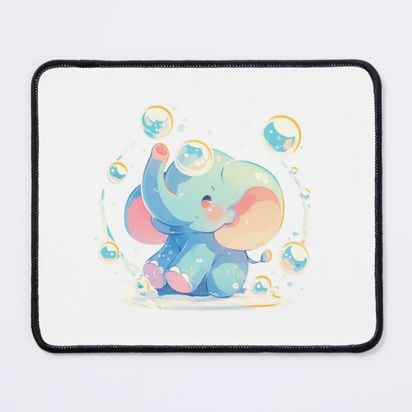 Item preview, Elephant // Cute Elephant art // Elephants // children // Bubbles // Baby Elephant designed and sold by SMARTKIT DESIGNAGENCY.