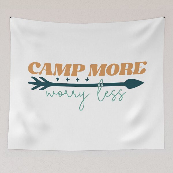 Item preview, Camp More Worry Less designed and sold by adam1762.