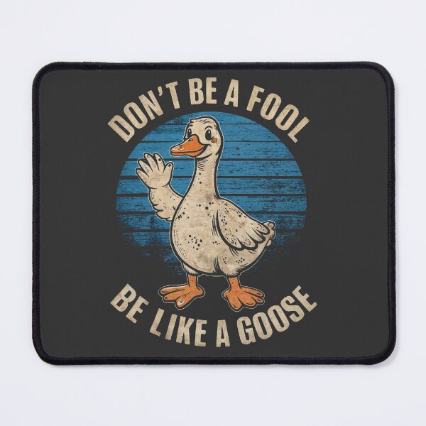Item preview, Don't Be a Goose: Embrace Global Cooperation in Blue and White designed and sold by SplashTastic.