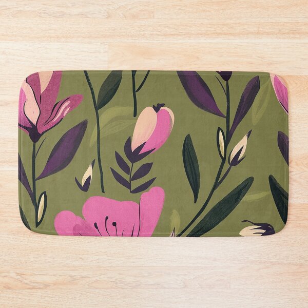 Item preview, Flower pattern, modern style. In pink and violet designed and sold by Dream scape  of Lucy.