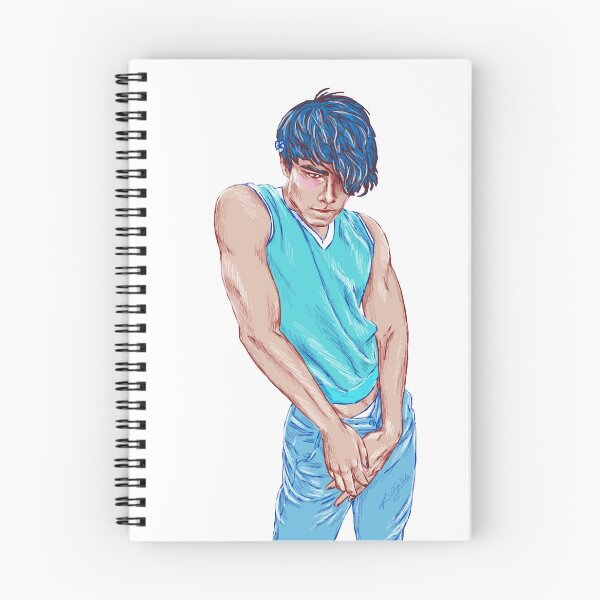 Aperçu de l'œuvre ShyBoi [bleu] créée et vendue par k-digitals.