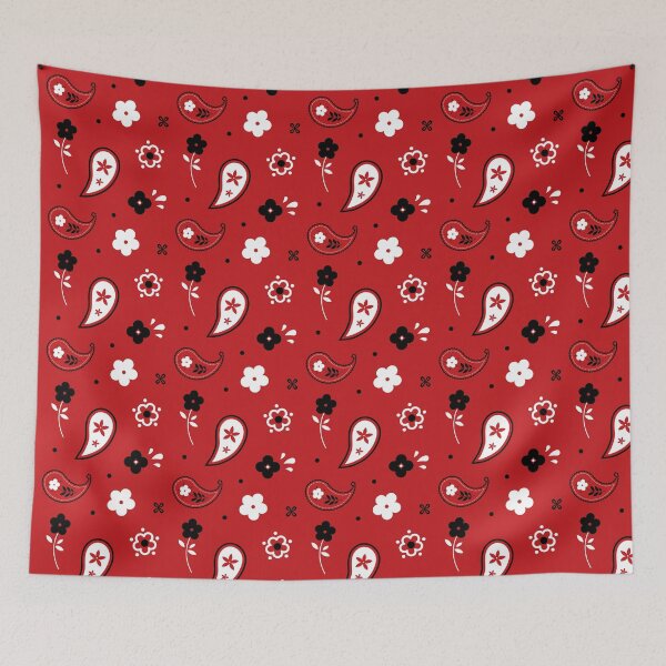 Item preview, Andy's Room Cowboy Red Bandana Print designed and sold by Pink Pineapple Works.