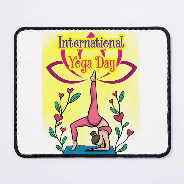 Item preview, INTERNATIONAL YOGA DAY designed and sold by stickersrafisa.