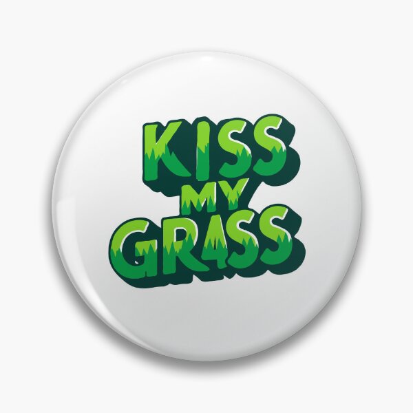 Item preview, Kiss My Grass - Funny Lawn Mower designed and sold by TeesYouWant.