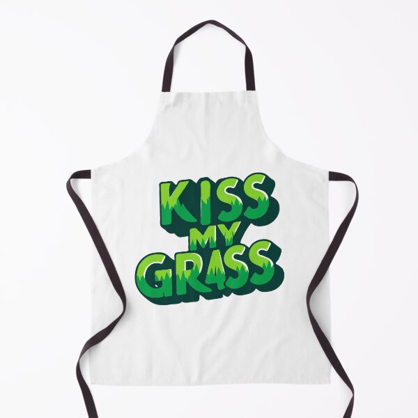 Item preview, Kiss My Grass - Funny Lawn Mower designed and sold by TeesYouWant.