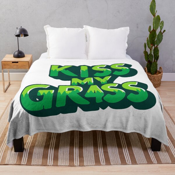 Item preview, Kiss My Grass - Funny Lawn Mower designed and sold by TeesYouWant.