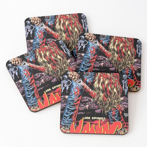 Item preview, 80s style kitsch classic Comic cover geek nerd style Maniac comic horror designed and sold by blackdoggdesign.