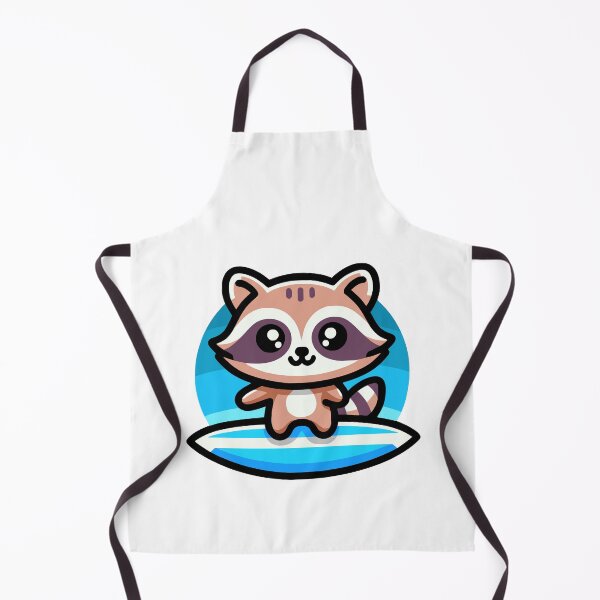 Item preview, Kawaii Surfing Raccoon designed and sold by PMCreative.
