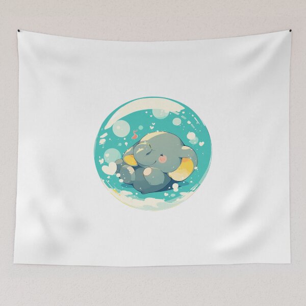 Item preview, Elephant // Cute Elephant art // Elephants // children // Bubbles // Baby Elephant designed and sold by SMARTKIT  DESIGNAGENCY.