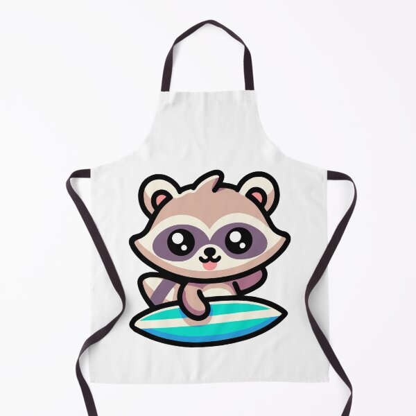 Item preview, Cute Surfing Raccoon designed and sold by PMCreative.