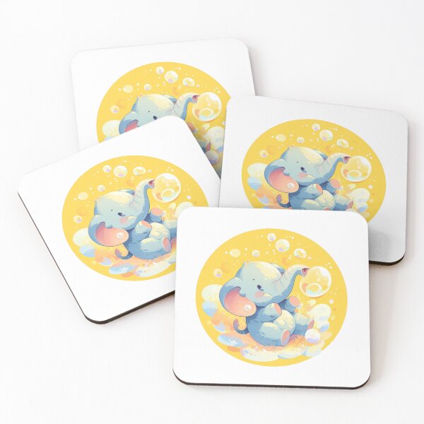 Item preview, Elephant // Cute Elephant art // Elephants // children // Bubbles // Baby Elephant designed and sold by SMARTKIT  DESIGNAGENCY.