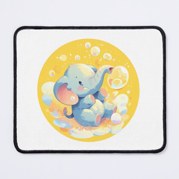Item preview, Elephant // Cute Elephant art // Elephants // children // Bubbles // Baby Elephant designed and sold by SMARTKIT DESIGNAGENCY.