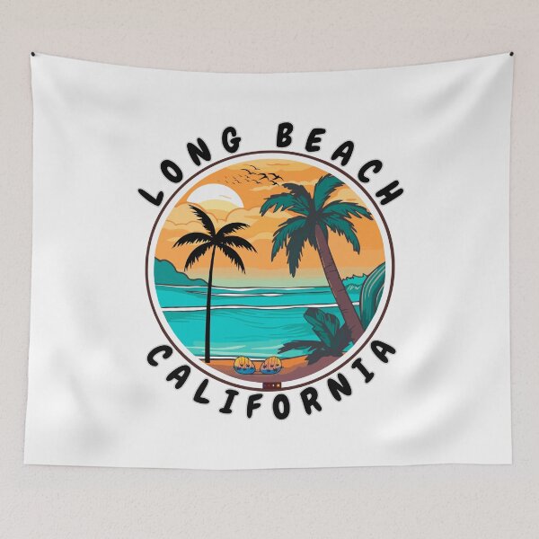 Item preview, Long Beach California summer tshirt designed and sold by AbeeRedB.