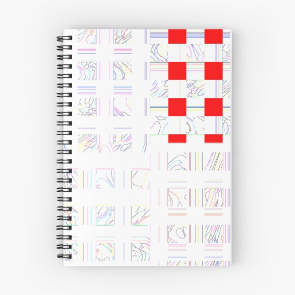 Item preview, Emblematic colorful asymmetrical shapes (red squares) by Code03. designed and sold by Code03.